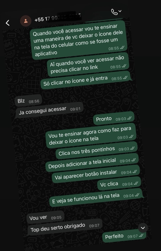Depoimento de cliente do Meu Controle Pro