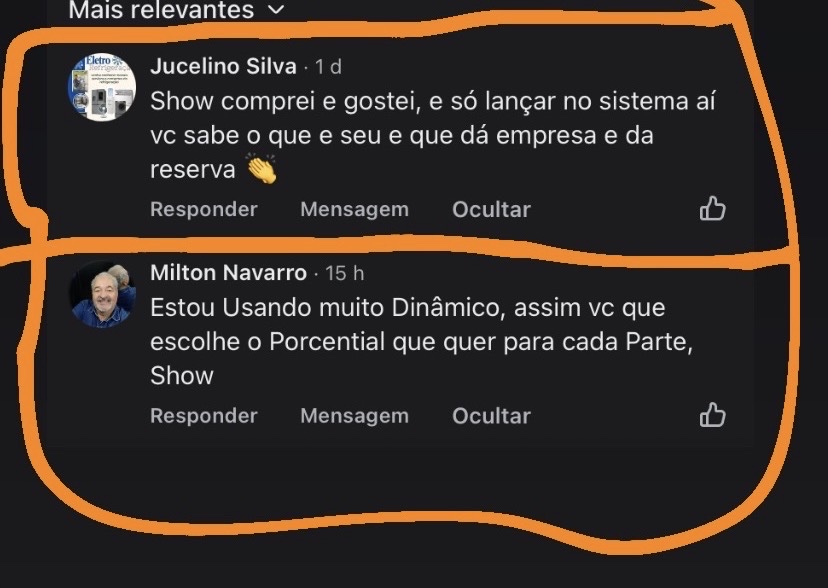 Depoimento de cliente do Meu Controle Pro